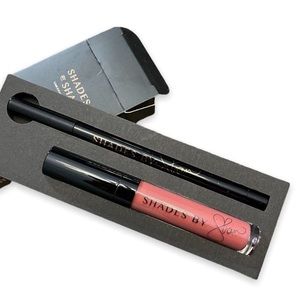 Shades by Shan but first lips liquid matte lip set